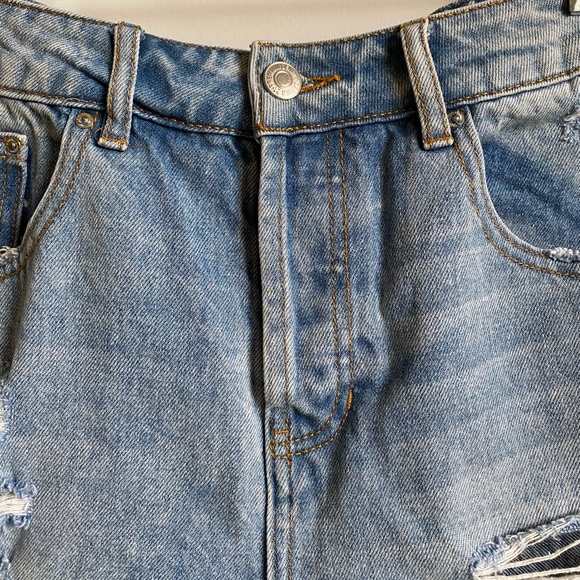 Forever 21 Distressed Jean Shorts - Picture 5 of 10